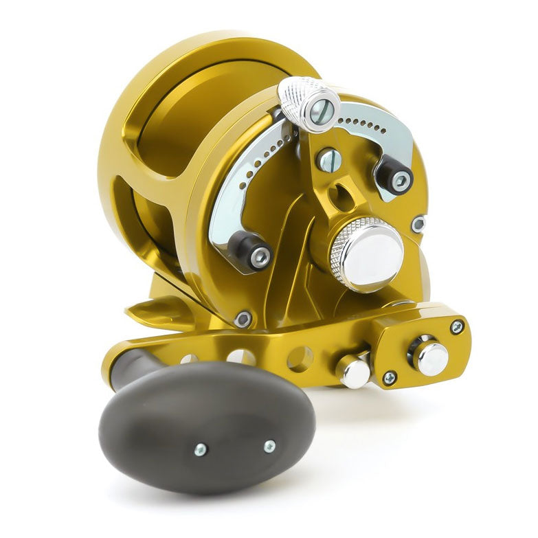 Avet MXJ 6/4 Two-Speed Raptor Fishing Reel - Gold Right Hand
