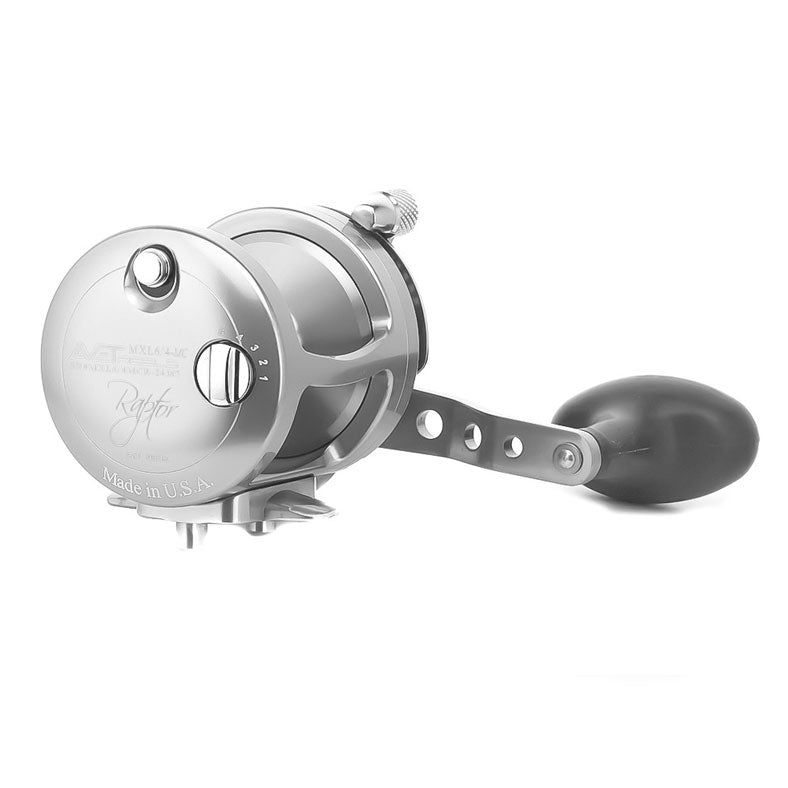 Avet MXL 6/4 Raptor Classic Two-Speed Fishing Reel - Silver Right Hand