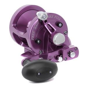 Avet G2 MXL 6/4 Two Speed Fishing Reel - No Glide Plate - Purple Right Hand