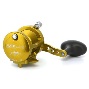 Avet G2 SX 6/4 Two Speed Fishing Reel - No Glide Plate - Gold Right Hand