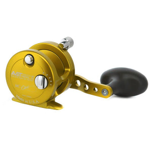 Avet G2 SXJ 5.3 (Narrow Spool) Magic Cast Fishing Reel - No Glide Plate - Gold Right Hand