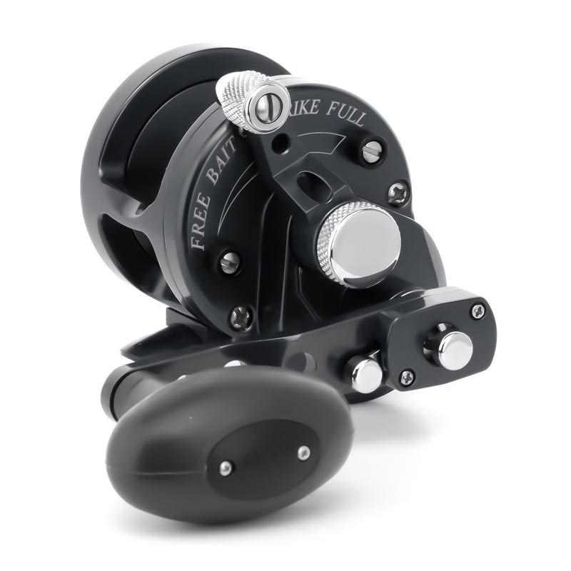 Avet G2 SXJ 6/4 (Narrow Spool) Two-Speed Magic Cast Fishing Reel - No Glide Plate - Black Right Hand