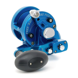 Avet G2 SXJ 6/4 (Narrow Spool) Two-Speed Magic Cast Fishing Reel - No Glide Plate - Blue Right Hand