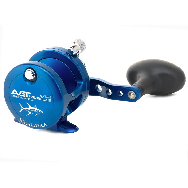 Avet G2 SXJ 6/4 (Narrow Spool) Two-Speed Fishing Reel - No Glide Plate