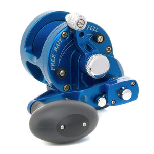 Avet G2 SXJ 6/4 (Narrow Spool) Two-Speed Fishing Reel - No Glide Plate - Blue Right Hand