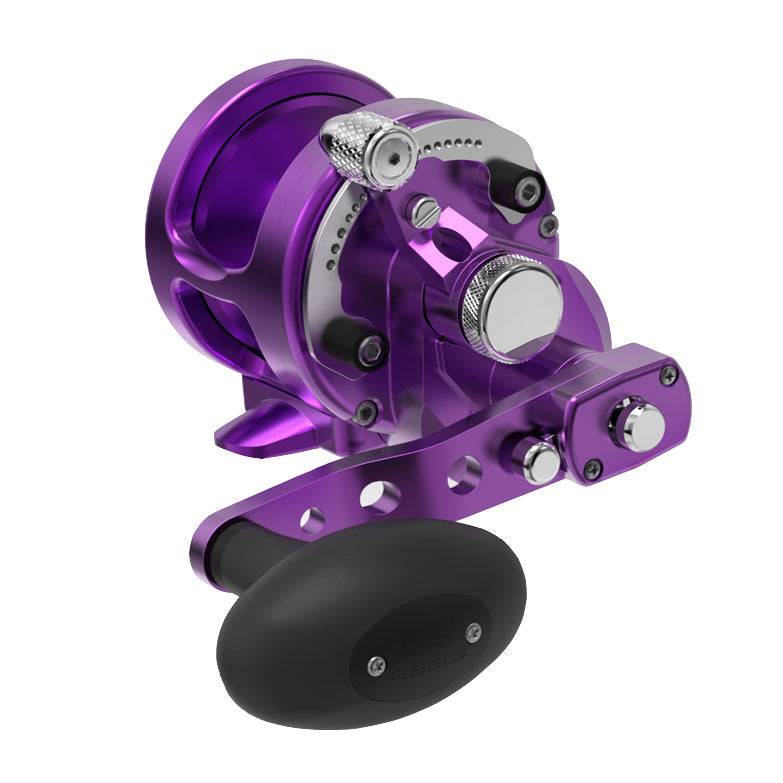 Avet SXJ Raptor 6/4 (Narrow Spool) Two-Speed Fishing Reel - Purple Right Hand