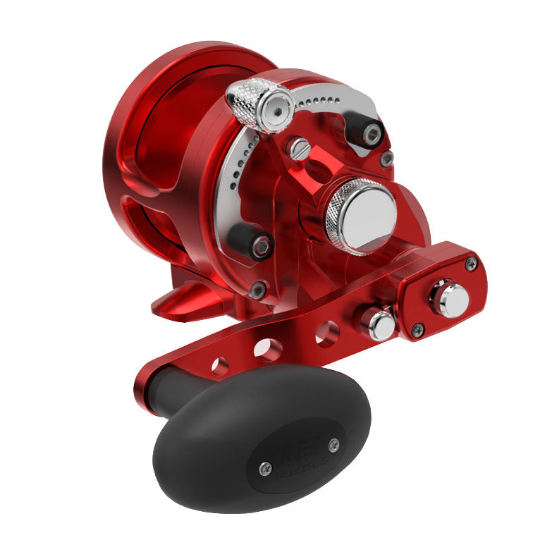 Avet SXJ Raptor 6/4 (Narrow Spool) Two-Speed Fishing Reel - Red Right Hand