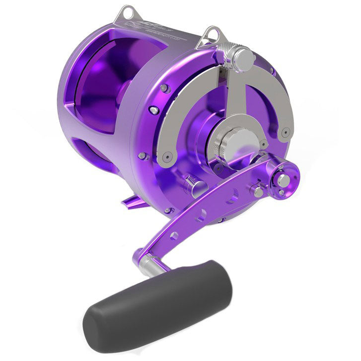 Avet T-RX 80W 2-Speed Quad Disc Big Game Reel - Purple Right Hand Wind