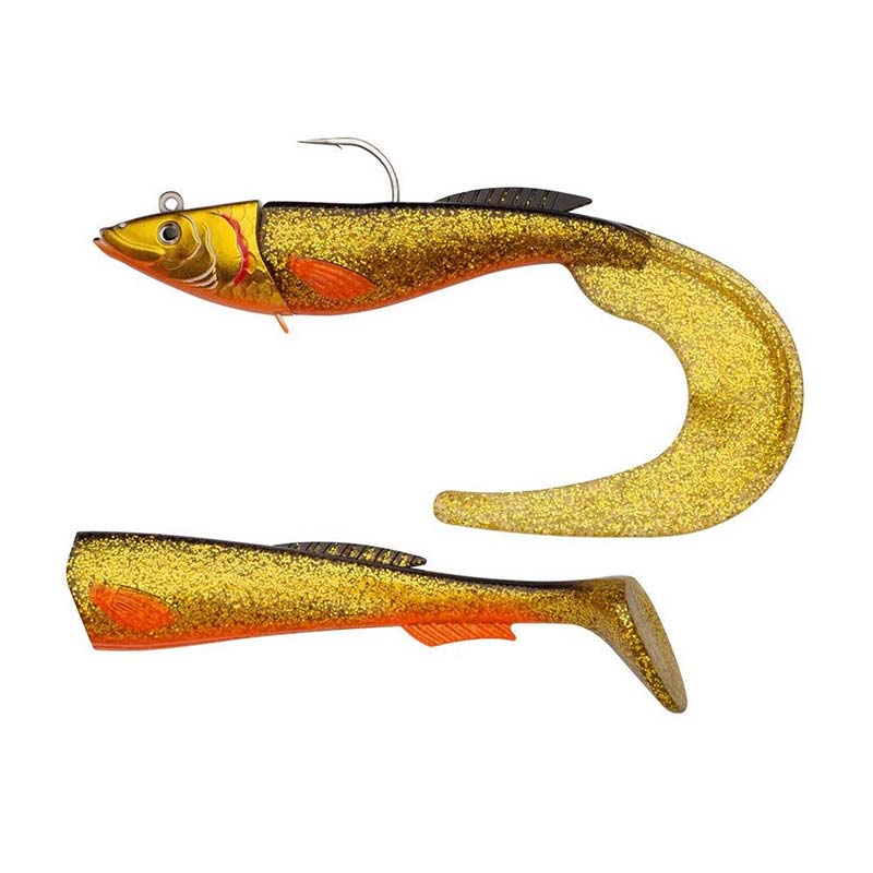 Berkley Power Herring Lures - 18cm 180gr Gold Motoroil