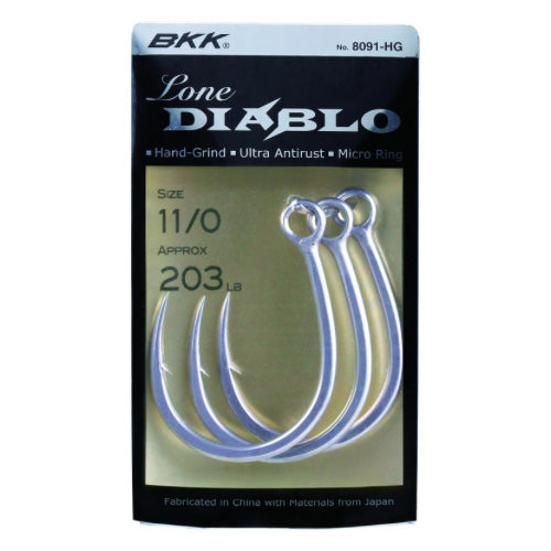 BKK Lone Diablo Inline Single Hooks