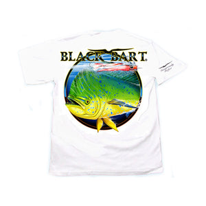 Black Bart Bull Dolphin T Shirt