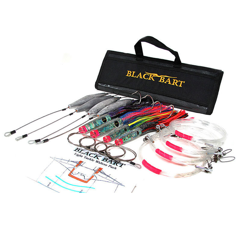 Black Bart Wahoo Rigged Light Pack 30/50