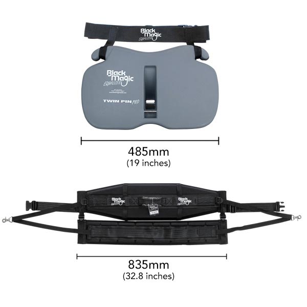 Black Magic Equalizer Twin Pin Pro Belt / Harness Set