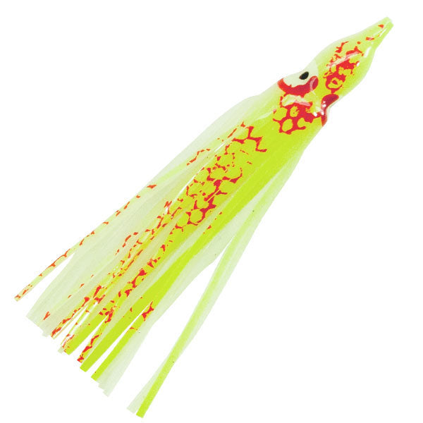 Boone Squid Skirts / Muppets - Squid Skirts 4.25" Glow Red Pattern Pack 5
