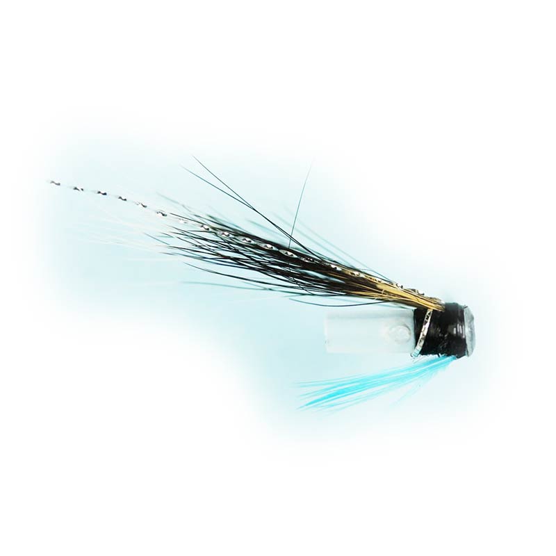 Caledonia Blue Charm Riffle Hitch Tube Fly