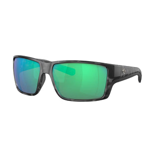 Costa Reefton Pro Sunglasses - Frame Tiger Shark - Lens Green Mirror 580 Glass