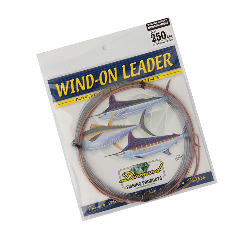 Momoi Hi-Catch Monofilament Wind-On Leader