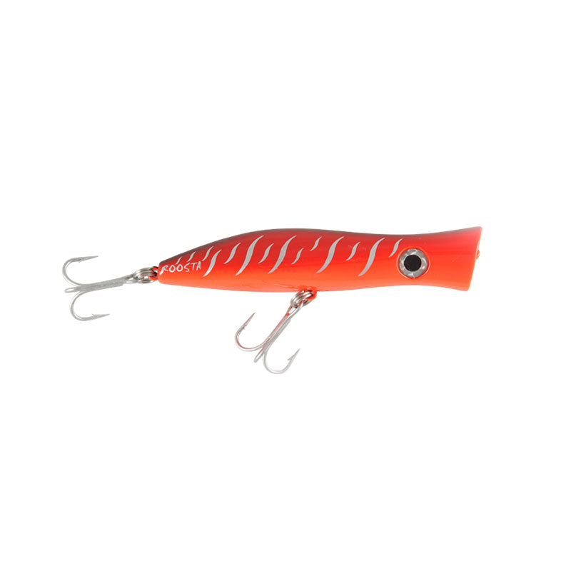 Halco Roosta Popper 135 Surface Lure - Red Tiger