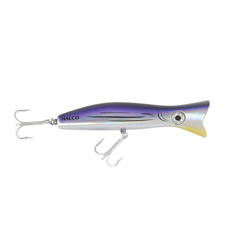 Halco Roosta Popper 160 Surface Lure - Stripey