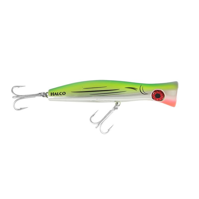 Halco Roosta Popper 195 Haymaker Surface Lure - Liquid Lime