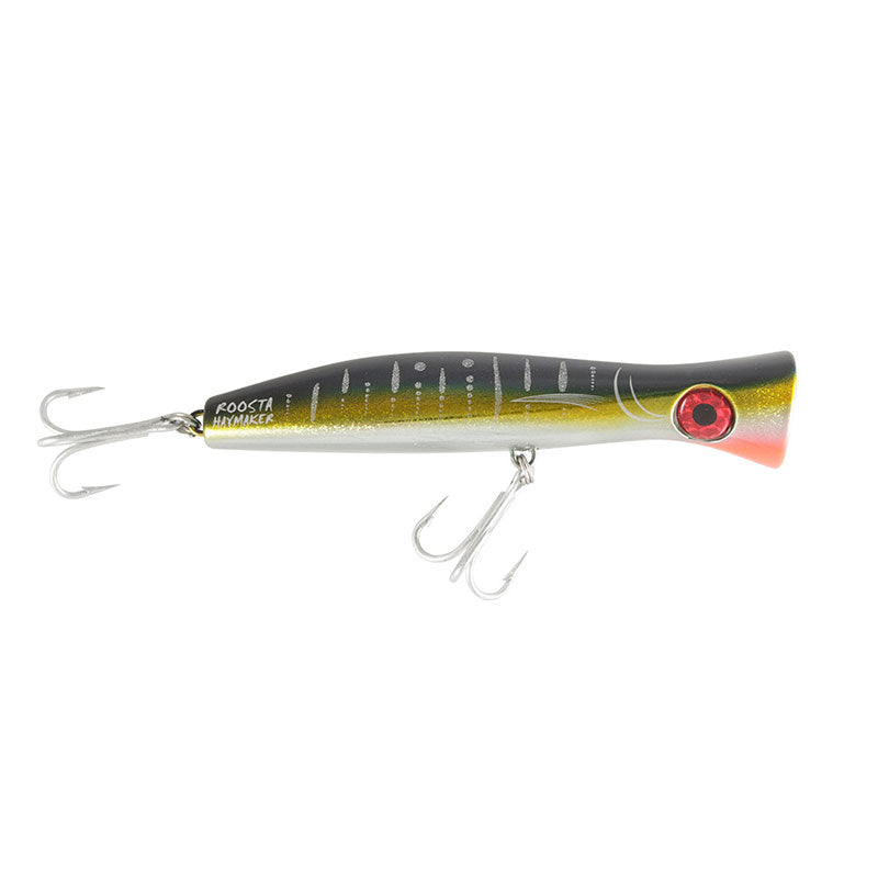 Halco Roosta Popper 195 Haymaker Surface Lure - Yellowfin