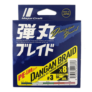 Major Craft Dangan Bullet x8 Countdown Braid Line