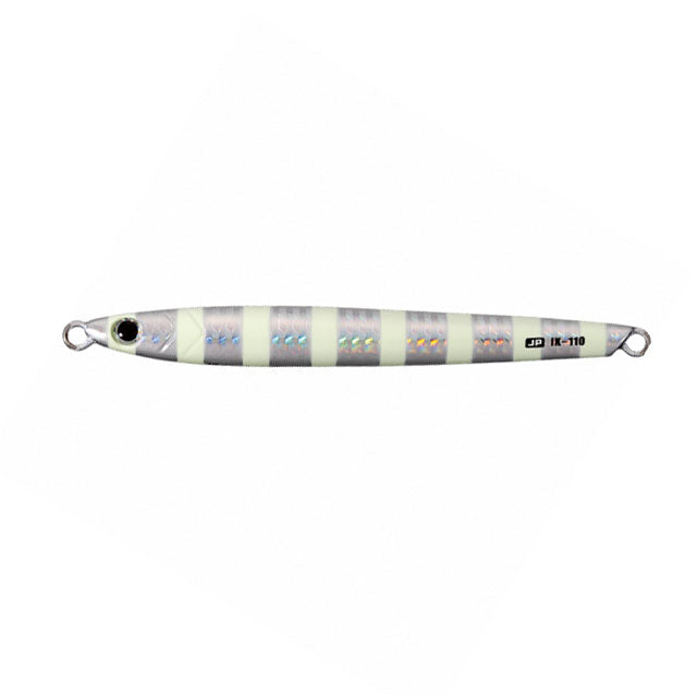 Major Craft Jigpara Ikanago Vertical Jig - 200g Zebra Glow