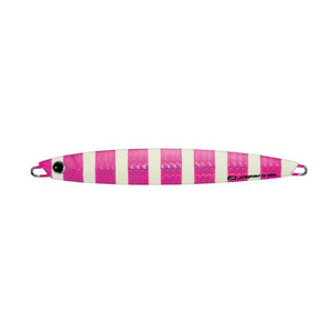 Major Craft Jigpara Vertical Short Jigs - 180g Pink Zebra Glow