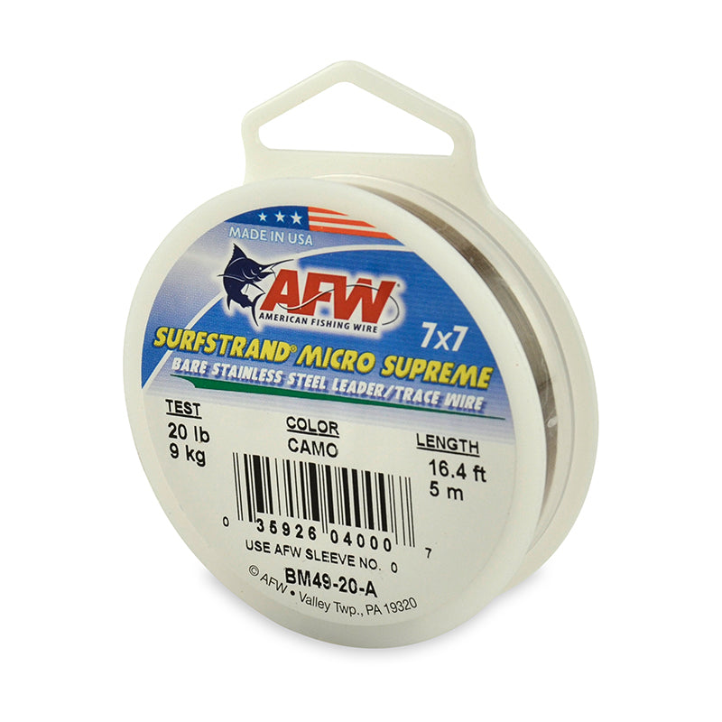 AFW Surfstrand Micro Supreme 7x7 Wire Leader