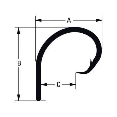 Mustad 39937NP-DT Ultrapoint Giant Demon Perfect Circle Hook
