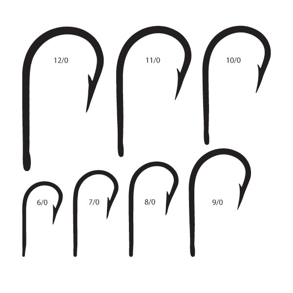 Mustad 7691SS-S Southern & Tuna Stainless Steel Hooks