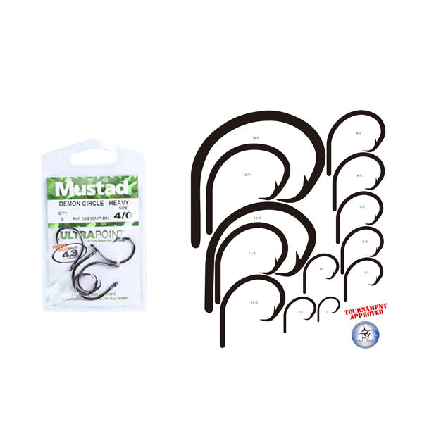 MUSTAD 39935NPBN 8/0 OCTOPUS CIRCLE PRE PACK