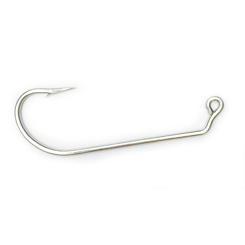 Mustad 34184 Classic O Shaughnessy 60 Degree Bend Extra Long Shank Forged Duratin Jig Hook 100 Pack