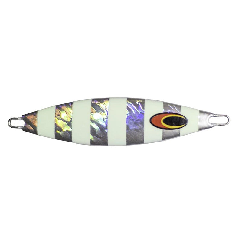 Nomad Buffalo Jigs - 40g Silver Glow Stripe