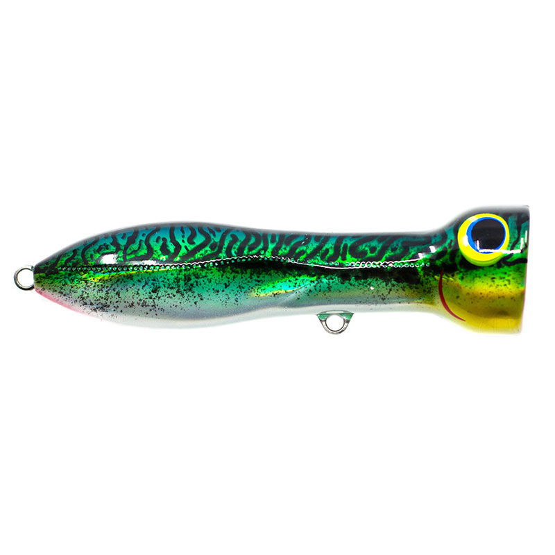 Nomad Chug Norris Popper - 95mm 20g Silver Green Mackerel