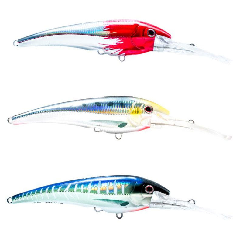 Nomad DTX Minnow Lure, 165mm 92g Silver Green Mackerel