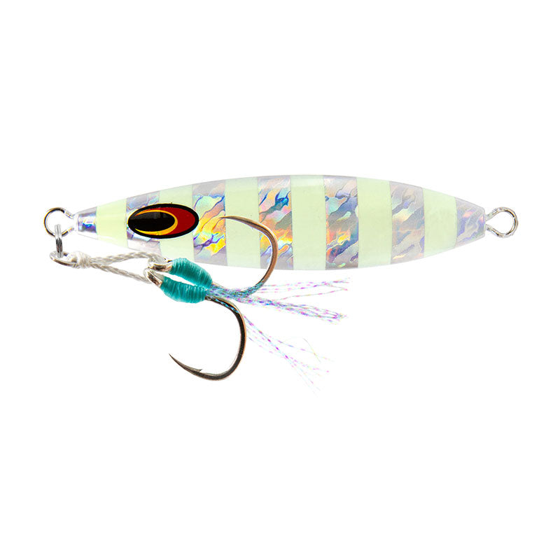 Nomad Gypsea Jigs - 30g Silver Glow Stripe