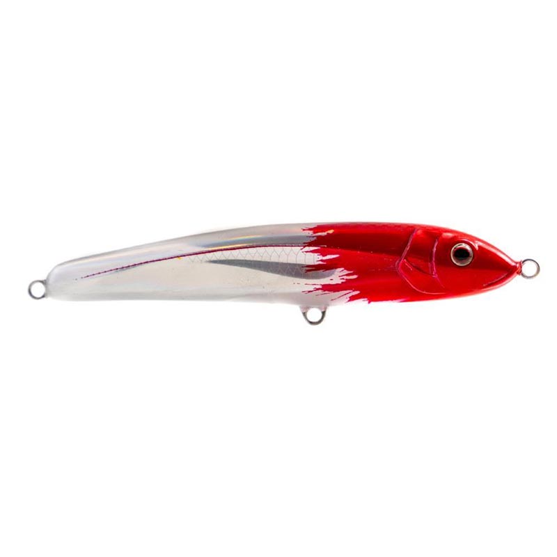 Nomad Riptide Stickbait Lure - 125mm 25g Fireball Red Head Floating