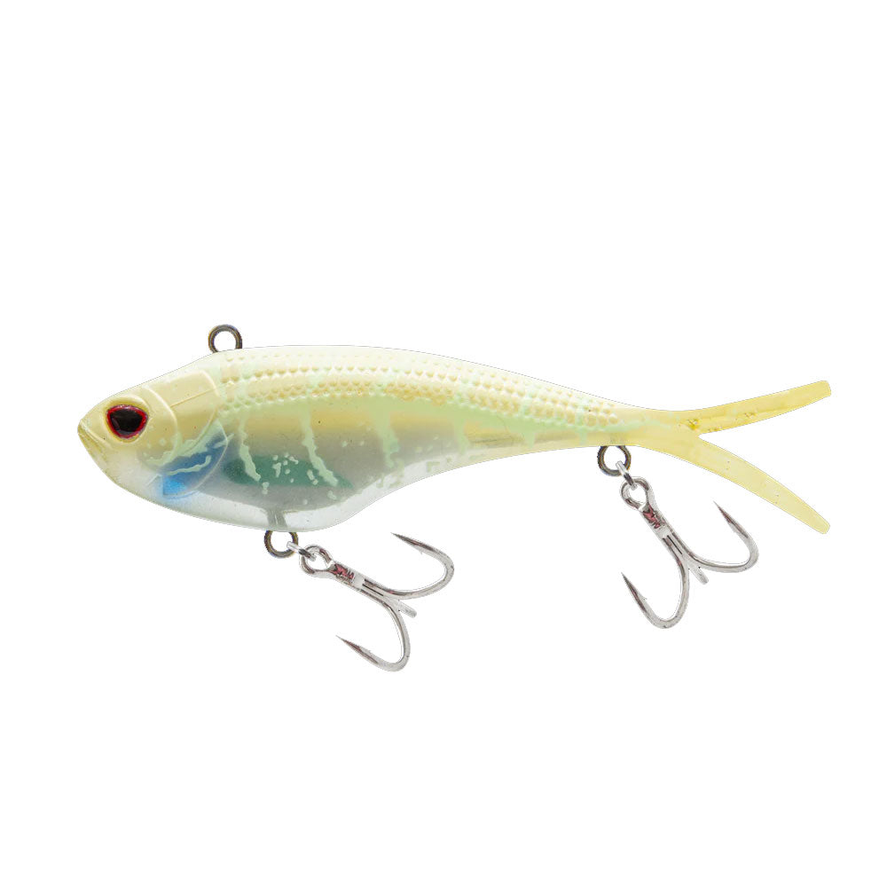 Nomad Vertrex Max Vibe Lures - 95mm 25g White Glow