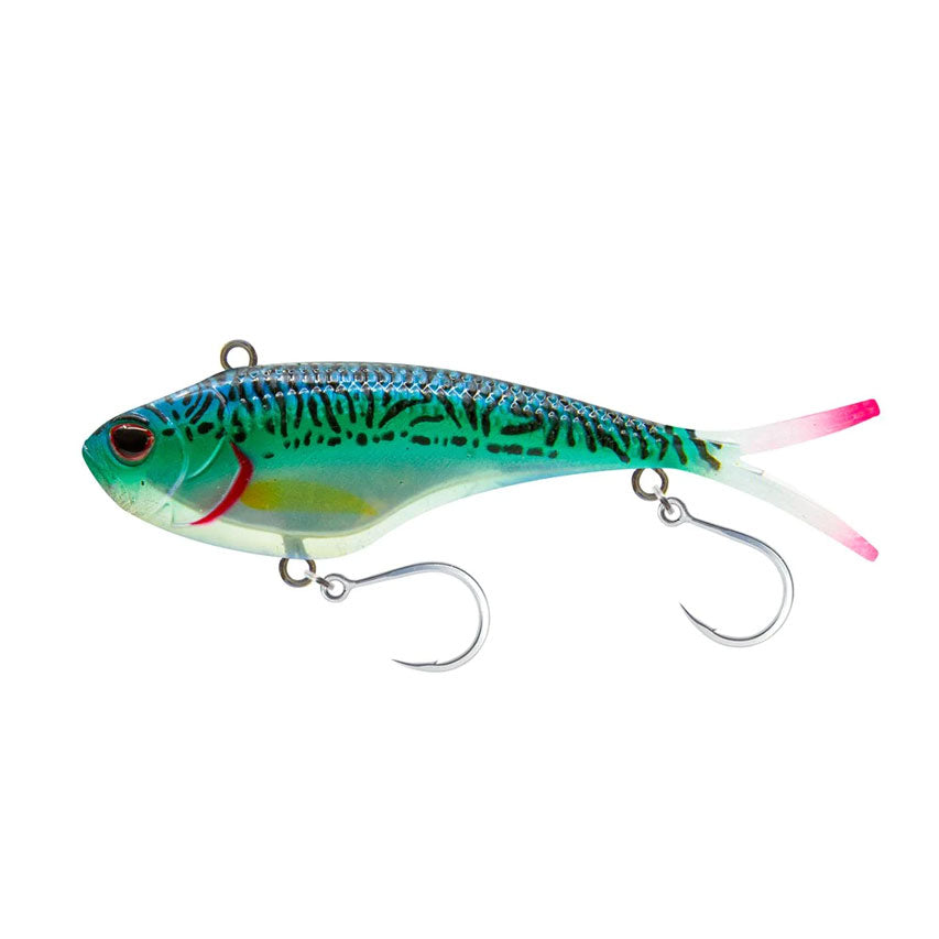 Nomad Vertrex Swim Vibe Lures - Swim 150mm 85g Silver Green Mackerel