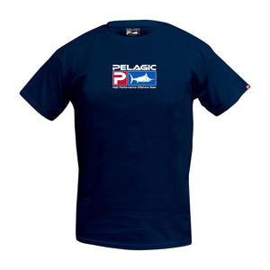 Pelagic Deluxe Logo Classic Fishing T-Shirt - Rok Max