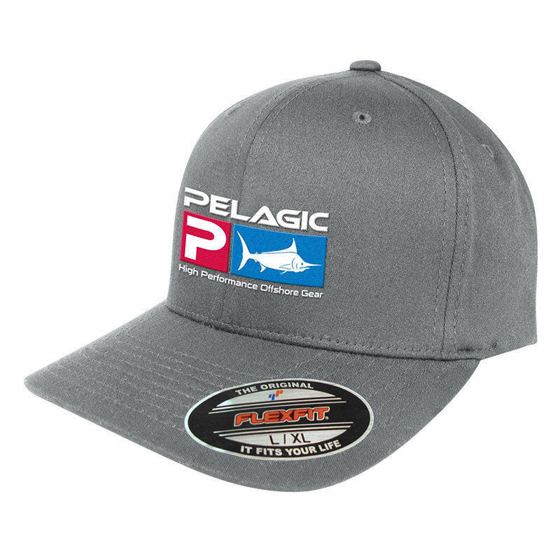 Pelagic Deluxe Logo Flexfit Fishing Cap / Hat