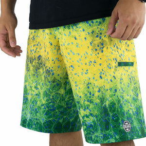 Pelagic Hydro-Lite Boardshorts - Dorado Hex Green 30