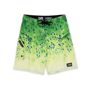 Pelagic Sharkskin Dorado Shorts - Dorado Green Waist 32