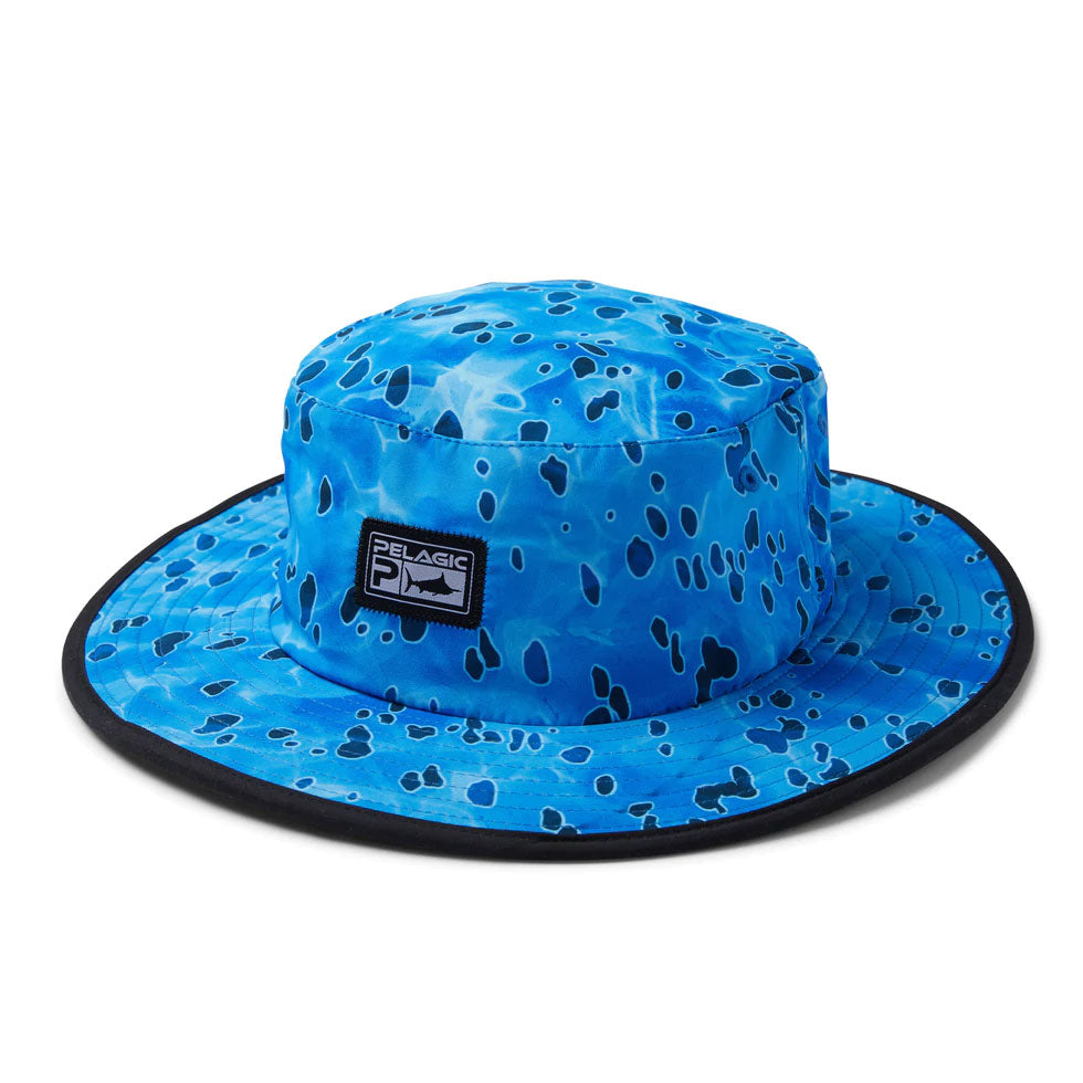 Pelagic Sunsetter Pro Fishing Hat - Dorado Blue