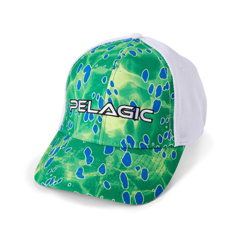Pelagic The Slide Offshore Fishing Cap / Hat - Dorado Green