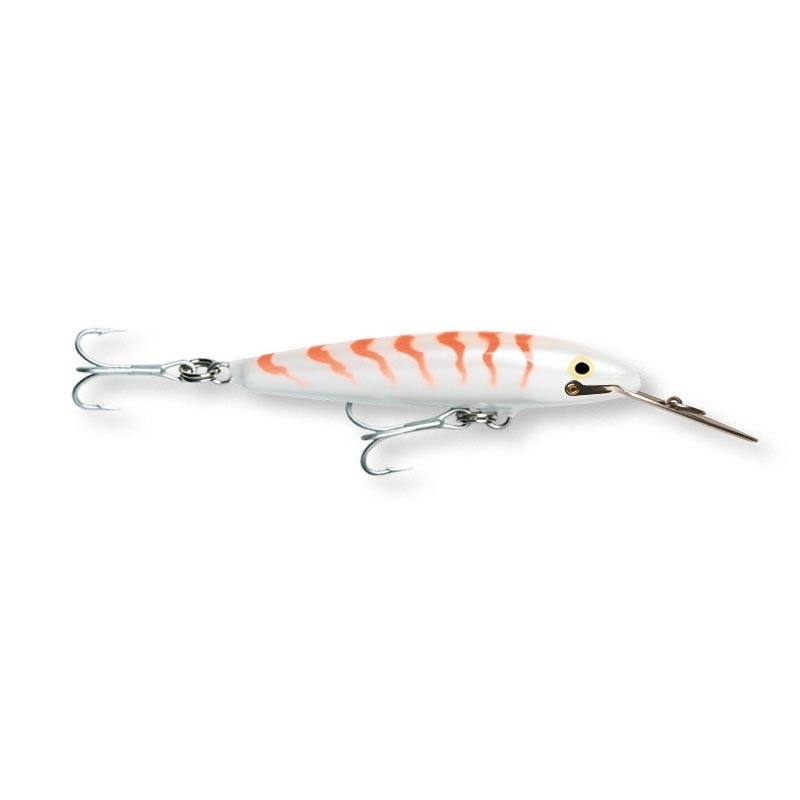 Rapala Countdown Magnum Saltwater Hard Body Lure - 14cm Pearl/Orange Stripes