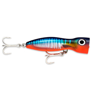 Rapala X-Rap Magnum Xplode Popper - 17cm Hot Wahoo Blue/Red/Silver Stripes