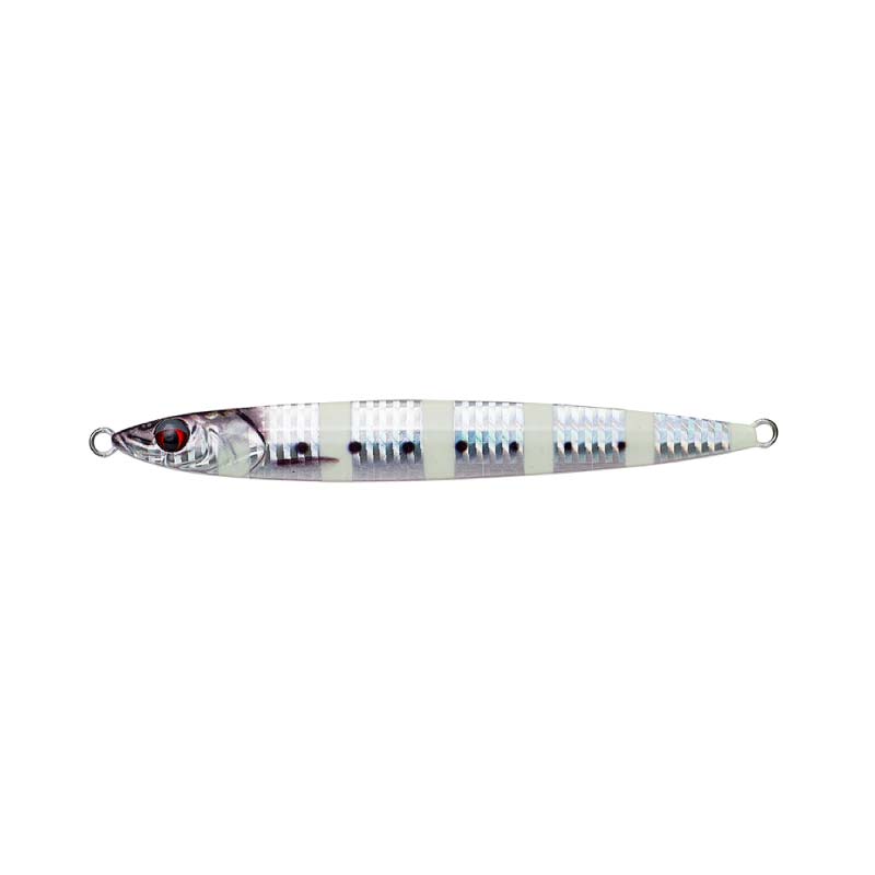 Savage 3D Slim Jig Minnow Lure - 16cm 120g / Zebra Glow PHP