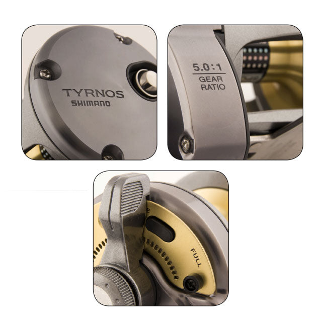 Shimano Tyrnos / Tyrnos II Speed Lever Drag Multiplier Reels